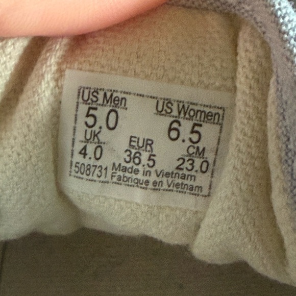 Vans Old Skool Shoes-  Grey Dawn/White - Picture 7 of 7